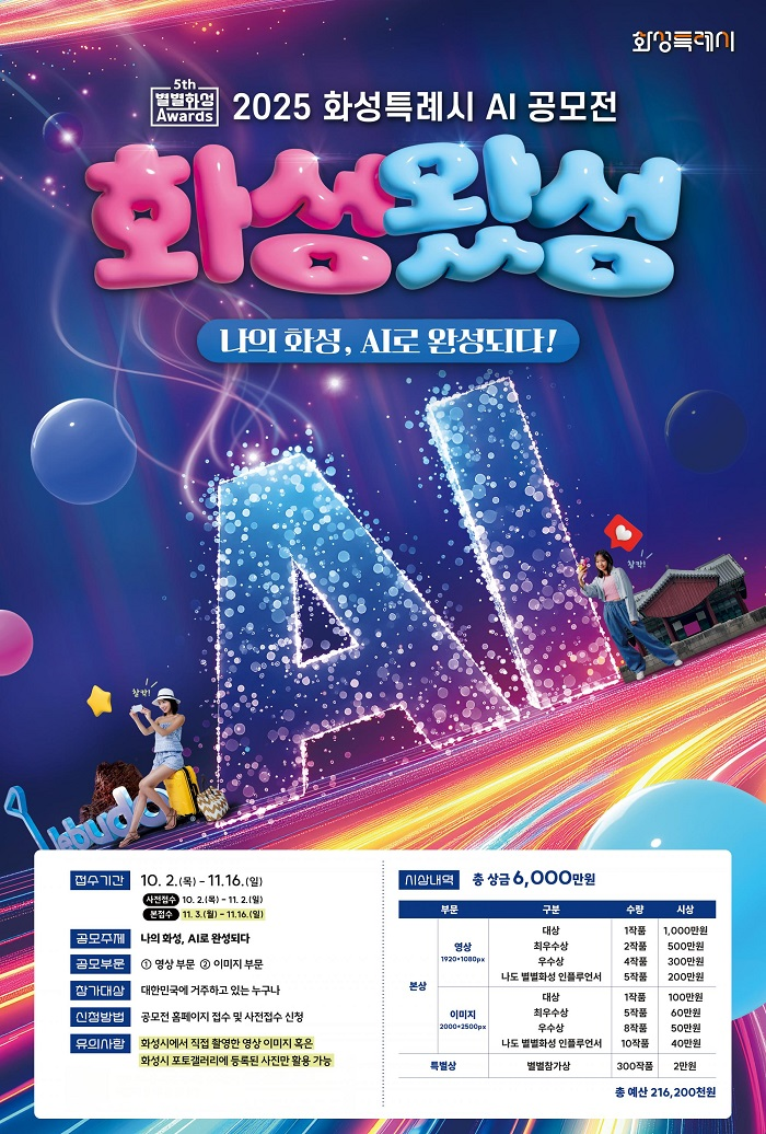 화성특례시, 제5회 AI 공모전