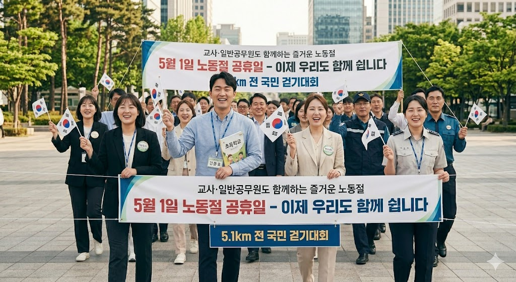 “5월 1일, 이제 공무원·교사도 쉰...